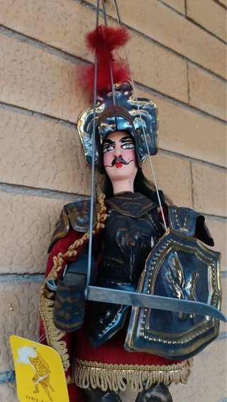 Marioneta de caballero e