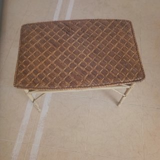 Conjunto de bambú y madera