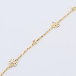 Pulsera de oro de 18k. Peso: 2.27 gr.