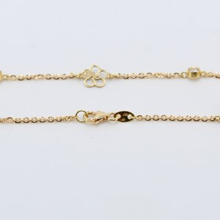 Pulsera de oro de 18k. Peso: 2.27 gr.