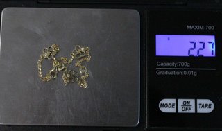 Pulsera de oro de 18k. Peso: 2.27 gr.