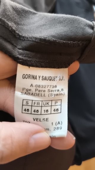 Vestido Camisero Lasserre Marrón Talla 46