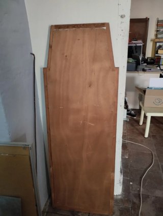 Espejo vintage madera y cristal