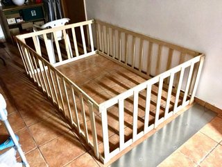 Parque infantil de madera 125x200x61