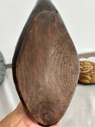 Patos Madera Decorados Pan de Oro