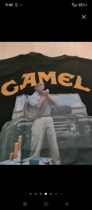 Camiseta Camel Where a Man Belongs