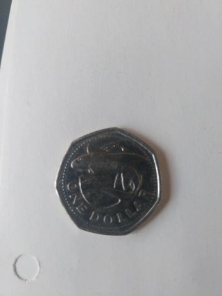 Moneda Barbados 1 Dólar 2012