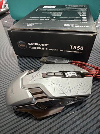 Ratón Gamer Sunrose T550 RGB 8000 DPI