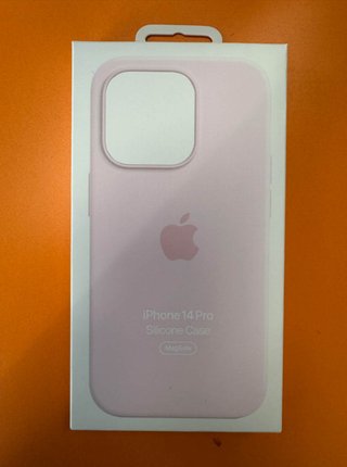 Funda iPhone14pro Silicone Chalk Pink