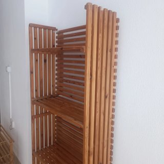 Estantería de madera 4 baldas