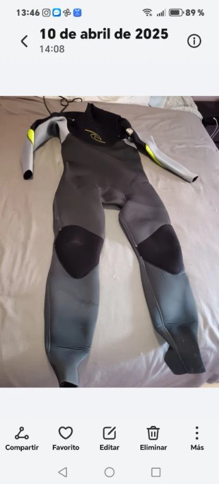 Traje de neopreno invierno talla grande