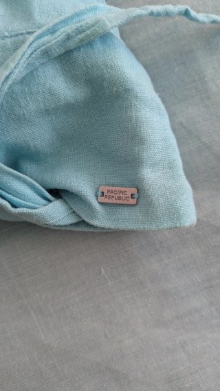 Conjunto top y pantalón turquesa