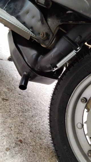 Vespa 75c.c px XL Negra, restaurada
