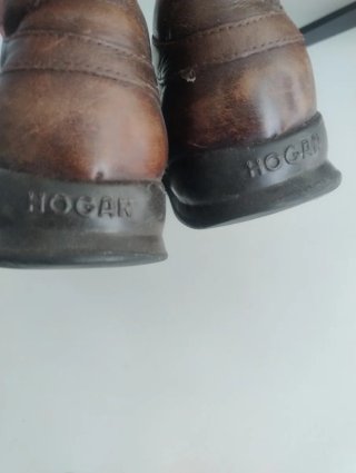 Zapatos Deportivos de Piel Hogan Marrones