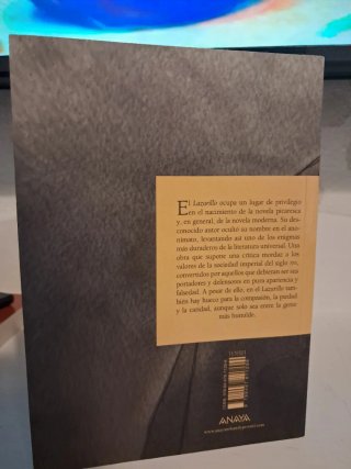Libro Lazarillo de Tormes - Anaya