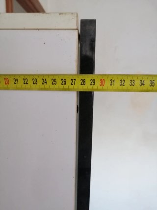 Estantería cristal negra