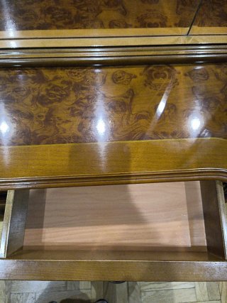 Mueble recibidor con espejo y almacenaje