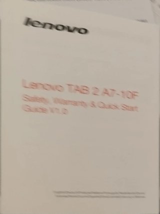 Tablet Lenovo TAB 2 A7