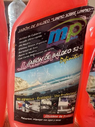 Jabón de baldeo ecológico MP y Eco-Mar