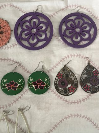 Lote 7 pendientes Vintage