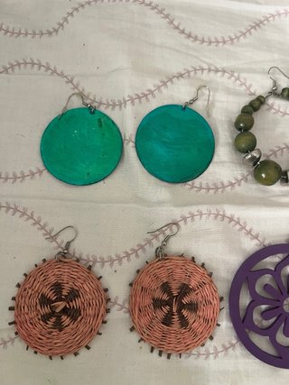 Lote 7 pendientes Vintage