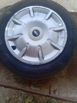 Ruedas Mini Cooper con tapacubos (4 unidades)