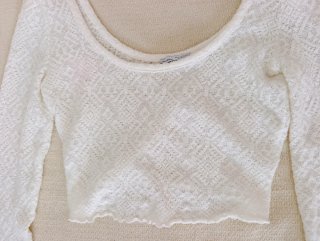 Blusa manga larga blanca