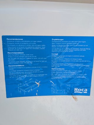 Bañera Roca Acero Contesa 140x70cm