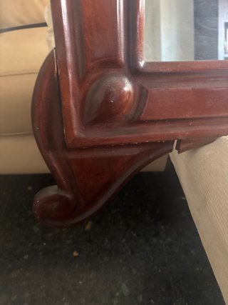JUEGO RECIBIDOR ANTIGUO AÑOS 50 MADERA  MACIZA