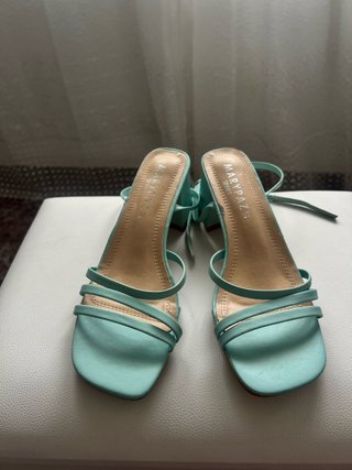 Tacones Marypaz Talla 37 Color Teal