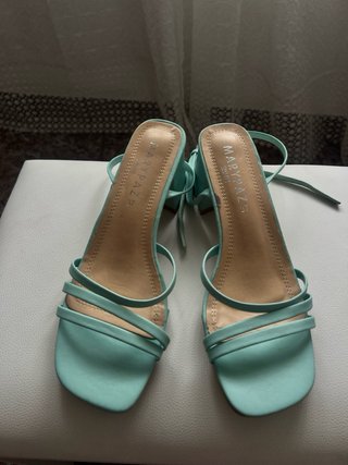 Tacones Marypaz Talla 37 Color Teal