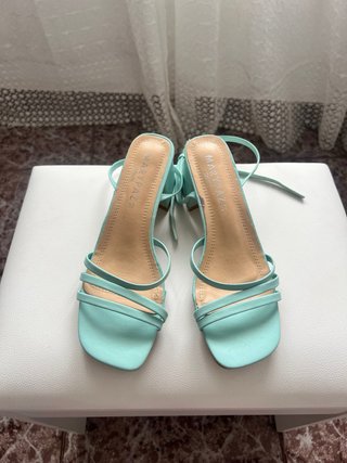 Tacones Marypaz Talla 37 Color Teal