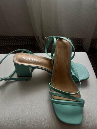Tacones Marypaz Talla 37 Color Teal