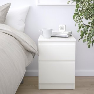 Mesa de noche IKEA KULLEN 2 cajones
