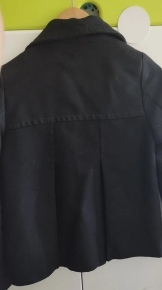 Abrigo corto Mango mujer negro Talla S