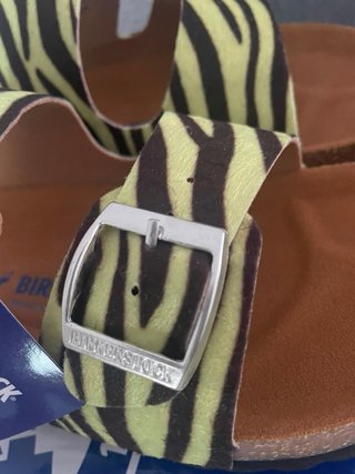 Birkenstock Arizona Verde Rayas Cebra