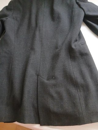 Blazer Zara Mujer T.38 Negro
