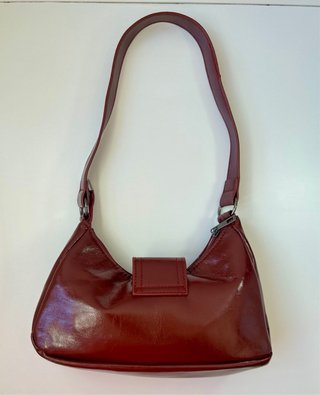 Bolso Vintage Charol Burdeos Y2K