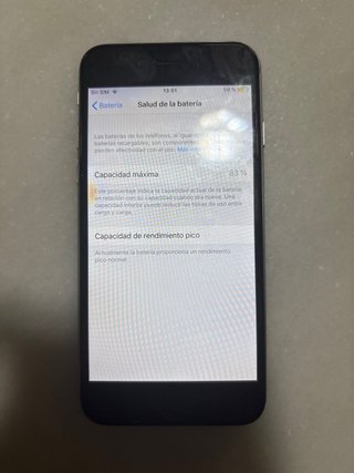 iPhone 6 64GB Space Gray con caja