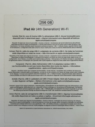 iPad Air 4 (2020) 256GB Plata