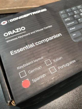 Teclado y Ratón Inalámbricos Conceptronic ES