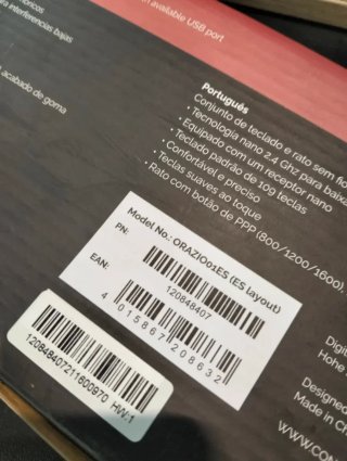 Teclado y Ratón Inalámbricos Conceptronic ES