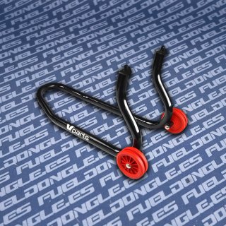 Caballete Delantero Moto Vparts Negro/Rojo