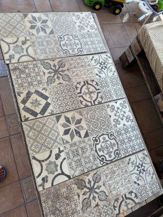 Sofá y mesa de palets para terraza