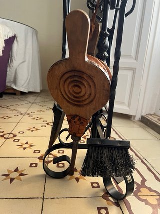 J. Palacio Set Accesorios Chimenea Forja