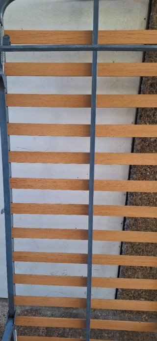 Somier láminas metálico y madera