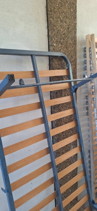 Somier láminas metálico y madera