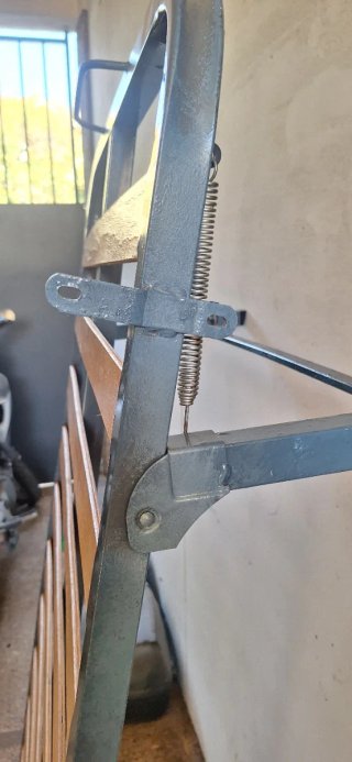 Somier láminas metálico y madera