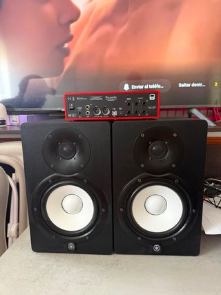 Yamaha HS7 Monitores de Estudio Activos (Negro)