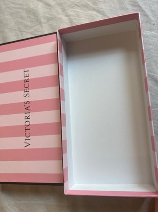 Cartera Victoria's Secret Nueva Rayas Rosas